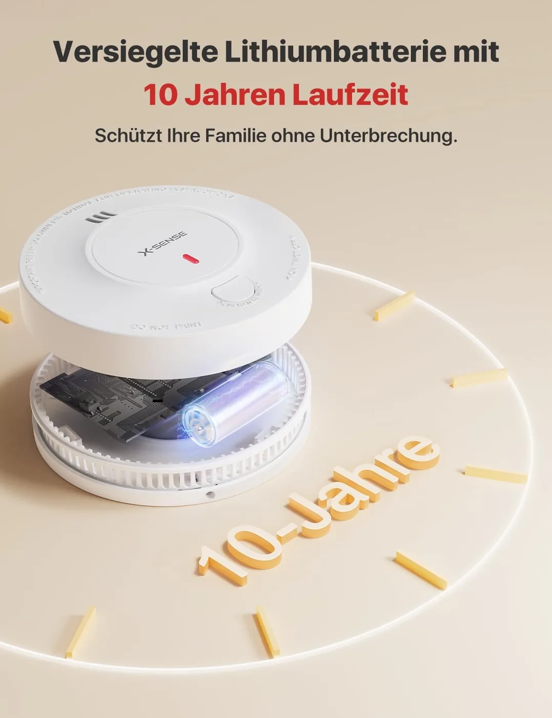 X-Sense SD2J0AX Rauchmelder – weitere Produktansicht