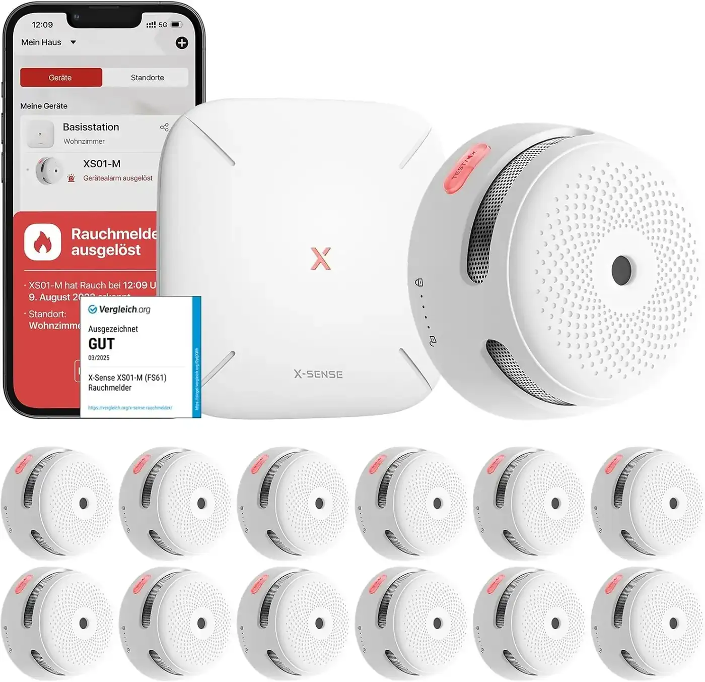 X-Sense Rauchmelder für Zuhause