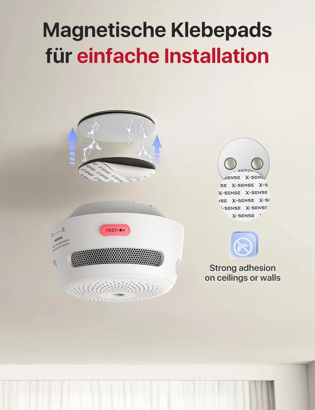 X-Sense XS01 Rauchmelder – weitere Produktansicht