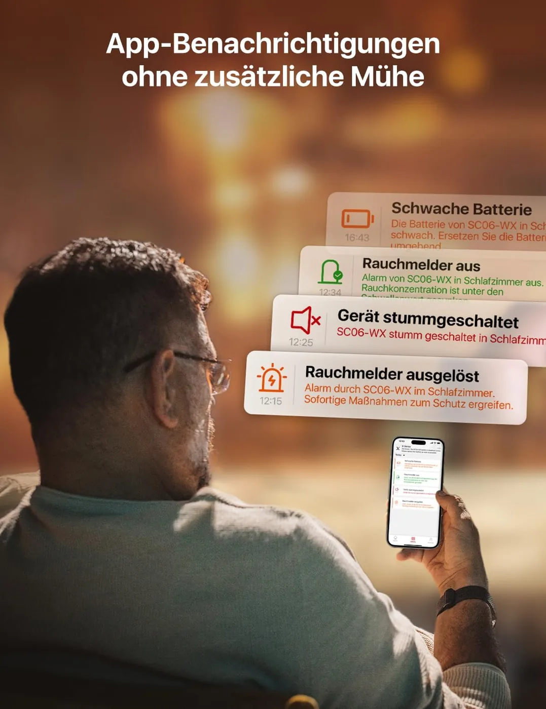 X-Sense SC06-WX Rauch- und Kohlenmonoxidmelder – weitere Produktansicht