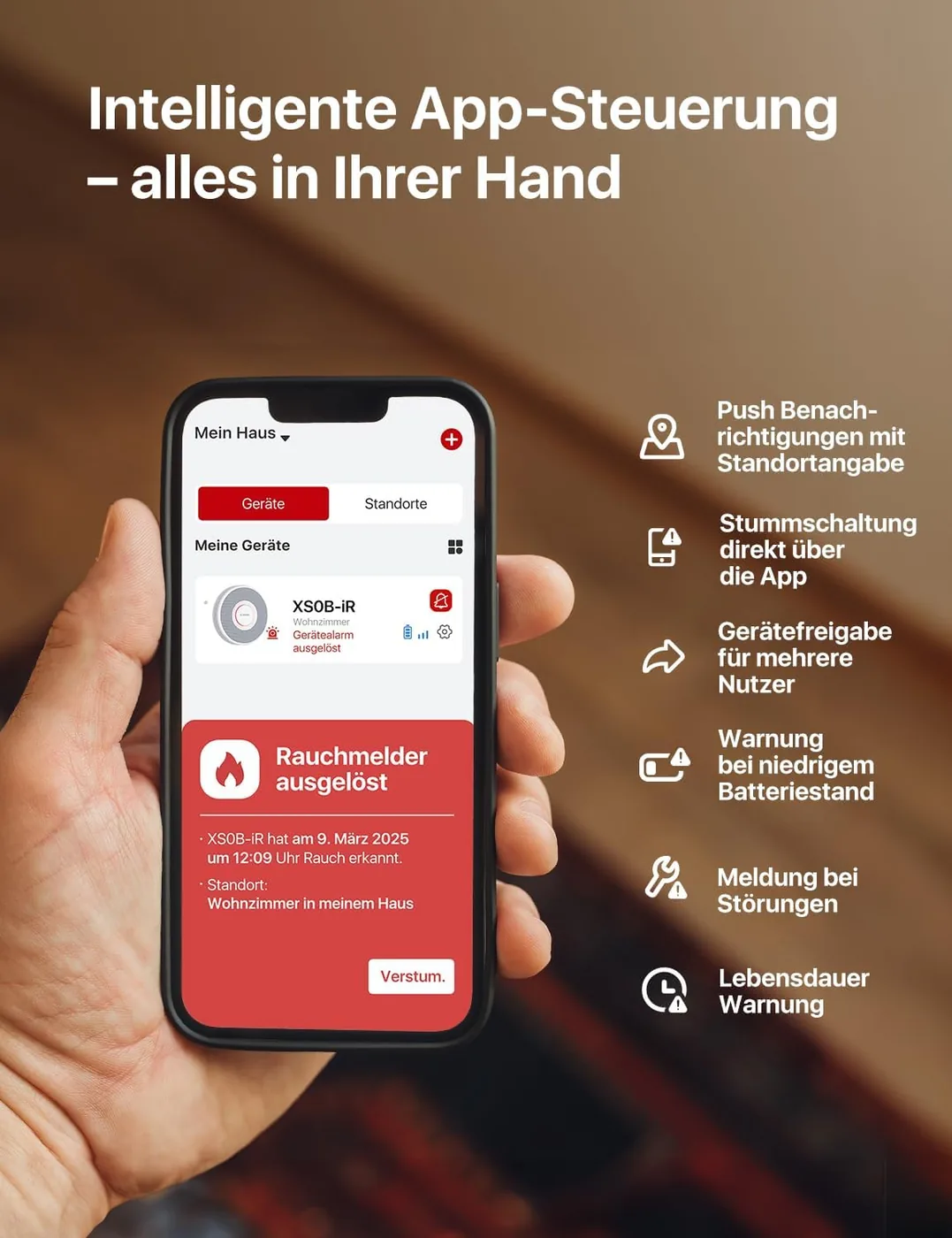 X-Sense XS0B-IR Rauchmelder – weitere Produktansicht